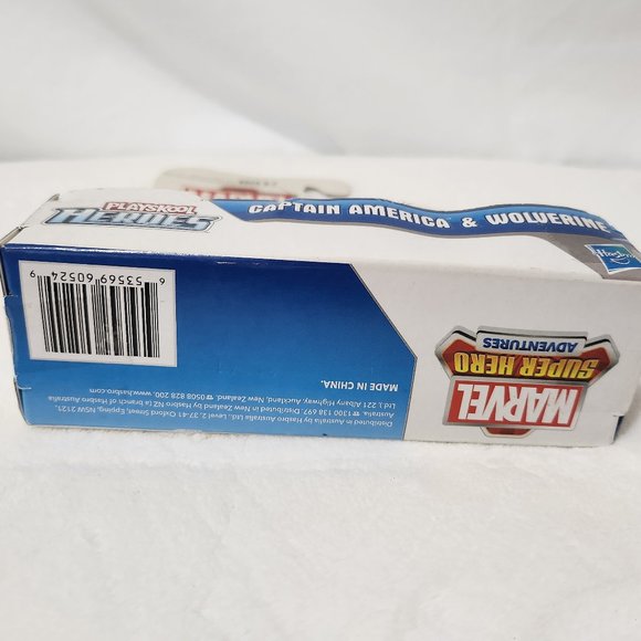 PlaysKool Heroes Marvel Super Hero Adventures Captain America & Wolverine Figure - Picture 4 of 5